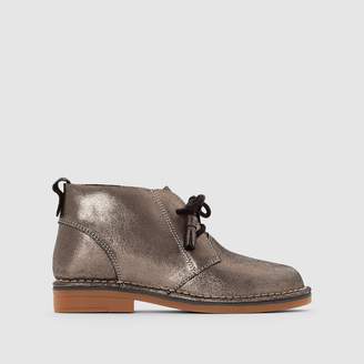 Hush Puppies Cyra Catelyn Lace-Up Leather Ankle Boots