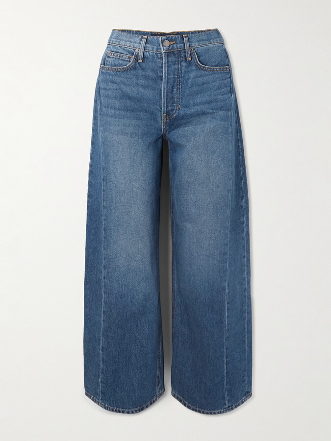 Veronica Beard Ryder High-rise Barrel-leg Jeans - Blue