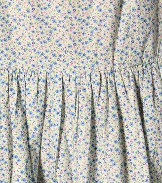 LoveShackFancy Lais floral cotton-poplin midi dress