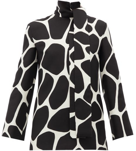 valentino giraffe print