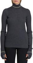 Thumbnail for your product : Maison Margiela Ribbed Turtleneck With Thumb Holes