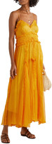 Thumbnail for your product : Lee Mathews Lilla Ruffle-trimmed Silk-georgette Maxi Dress