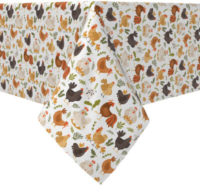 East Urban Home Rectangular Cotton Twill Tablecloth