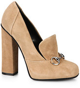 Thumbnail for your product : Gucci Lillian Suede Oxford Pumps