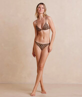 Thumbnail for your product : Summersalt The Triangle Bikini Top - Leopard
