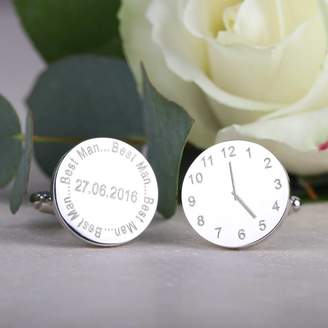 Nest Personalised Wedding Cufflinks For The Best Man