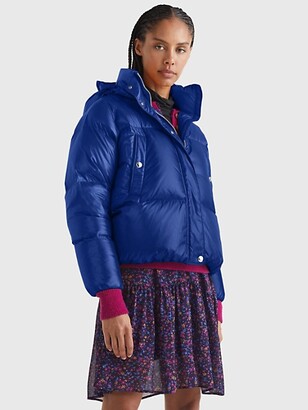 Tommy Hilfiger Women's Blue Down & Puffer Coats | ShopStyle