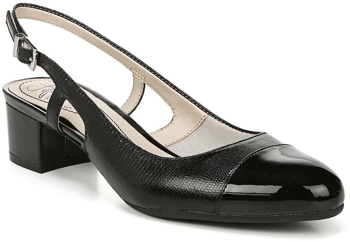 lifestride block heel pumps