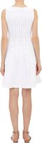 Thumbnail for your product : Valentino Mixed-Knit A-Line Dress-White