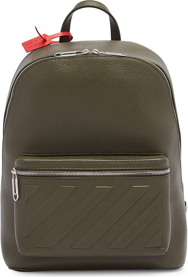 OffWhite Leather Binder Backpack ShopStyle