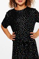 Thumbnail for your product : boohoo Girls Metallic Spot Playsuit