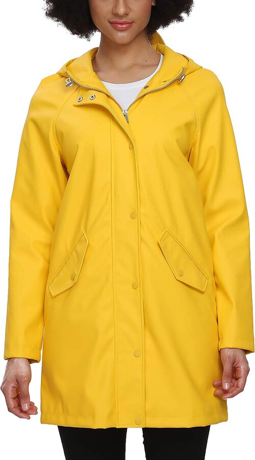 Women Ladies Raincoat Wind Waterproof Jacket Hooded Rain Mac Outdoor Poncho UK 