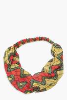 Thumbnail for your product : boohoo Mosaic Print Twist Knot Headband