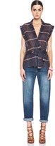 Thumbnail for your product : Etoile Isabel Marant Verina Cotton Top in Midnight