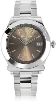 Ferragamo 1898 Silver Tone Stainless Steel Men's Watch
