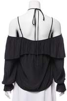 Thumbnail for your product : Calvin Rucker Take Your Time Cold Shoulder Top