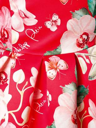 Philipp Plein Bambola floral print mini dress