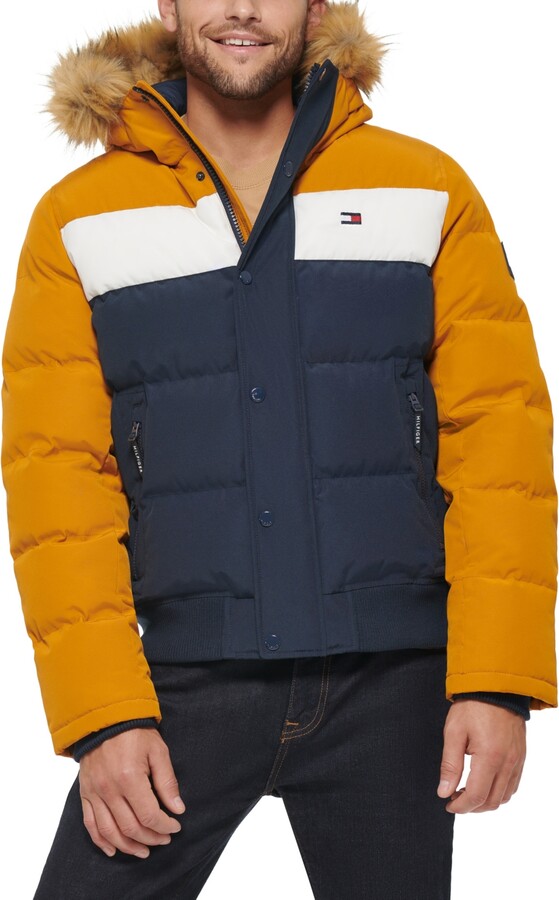yellow hilfiger jacket