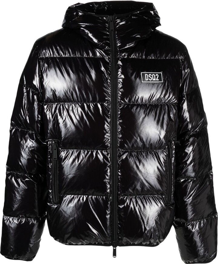DSQUARED2 Logo Patch Puffer Jacket ShopStyle