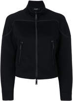 Thumbnail for your product : DSQUARED2 cropped zip sweatshirt
