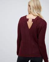 Thumbnail for your product : Brave Soul Lord Sweater with Metal Ring Back Detail