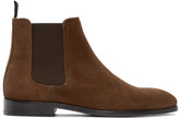 Thumbnail for your product : Paul Smith Brown Suede Gerald Chelsea Boots