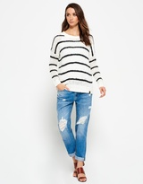 Thumbnail for your product : Superdry Textured Stripe Tape Knit Jumper