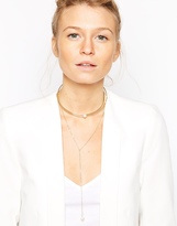 Thumbnail for your product : ASOS Multi Faux Pearl Lariat Necklace