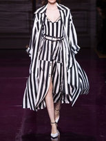 Thumbnail for your product : Nina Ricci Striped Parachute Trench Coat