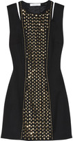Thumbnail for your product : Balmain Pierre Studded stretch-wool mini dress