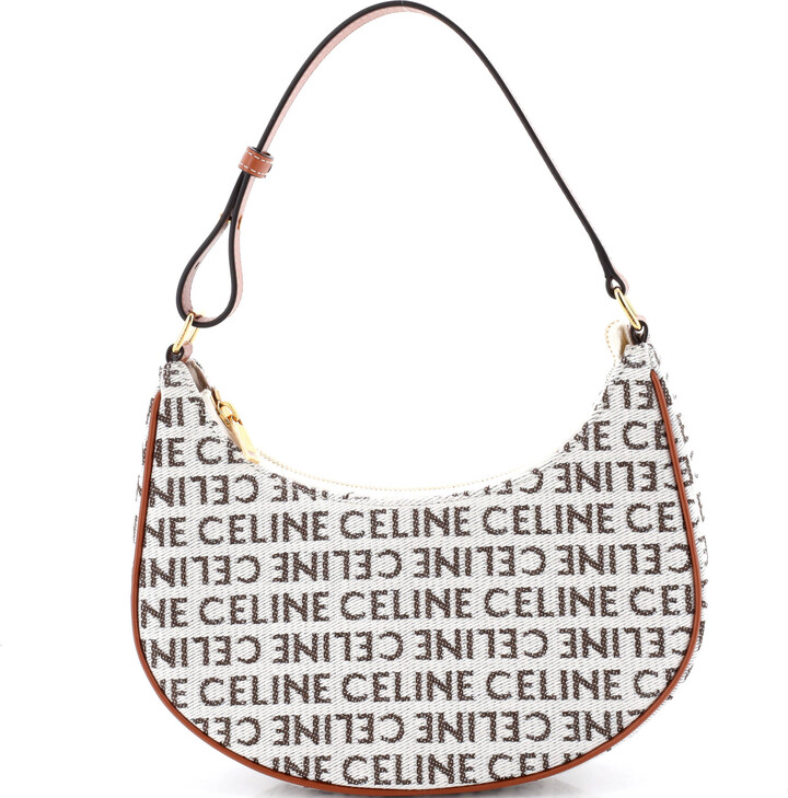 Celine Ava Bag All Over Logo Jacquard Small