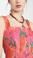 Thumbnail for your product : Farm Rio Red Pepper Linen Mini Dress