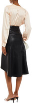Thumbnail for your product : Ronny Kobo Faux Leather Skirt