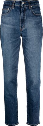 Heron Preston Ex-Ray slim-cut high-waist jeans