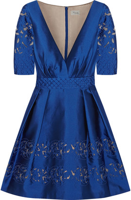 Temperley London Luz embroidered silk-blend dress