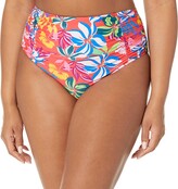 Thumbnail for your product : Caribbean Joe Women's Standard High Waisted Ruched Swimsuit Bottom