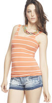 Thumbnail for your product : Wet Seal Striped Double Scoop Tank