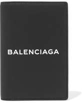 Balenciaga - Printed Textured-leather Passport Cover - Black