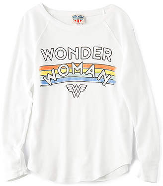Junk Food Clothing Wonder Women Pullover in White