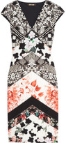 Thumbnail for your product : Roberto Cavalli Printed stretch-satin jersey mini dress