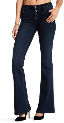 Black Orchid Everly Button Front Flare Jeans