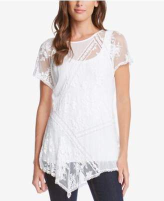 Karen Kane Lace Panel Top, Created for Macy's