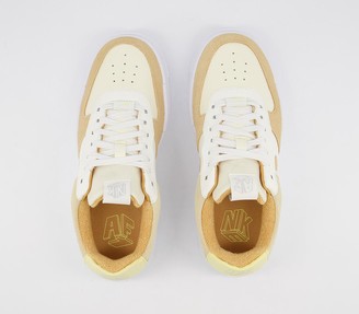 Nike Air Force 1 Pixel Trainers Sail Bucktan Coconut Milk Lemon Drop Sesame  - ShopStyle