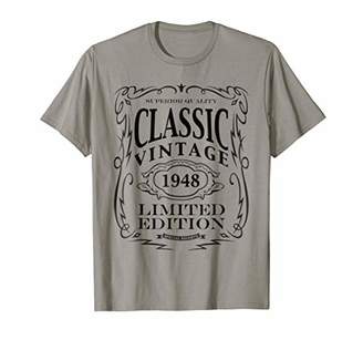 Vintage 1948 T-Shirt - 71st Birthday Gift Tee Shirt
