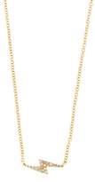 Thumbnail for your product : Ef Collection Diamond Lightning Bolt 14k Gold Necklace
