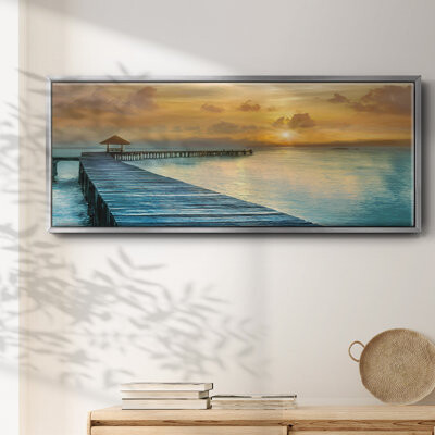 Rosecliff Heights Island Time Framed On Canvas Print