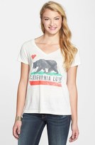 Thumbnail for your product : Billabong 'Ecstatic State' Graphic V-Neck Tee (Juniors)
