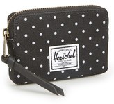 Thumbnail for your product : Herschel 'Charlie' Dot Canvas Zip Wallet