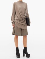Thumbnail for your product : Moncler + Rick Owens Sisy High-rise Knitted Shorts