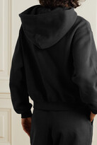 Thumbnail for your product : alexanderwang.t Cotton-blend Jersey Hoodie - Black